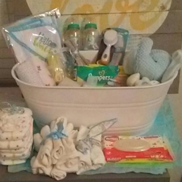 Pampers Other Baby Boy Gift Basket Poshmark